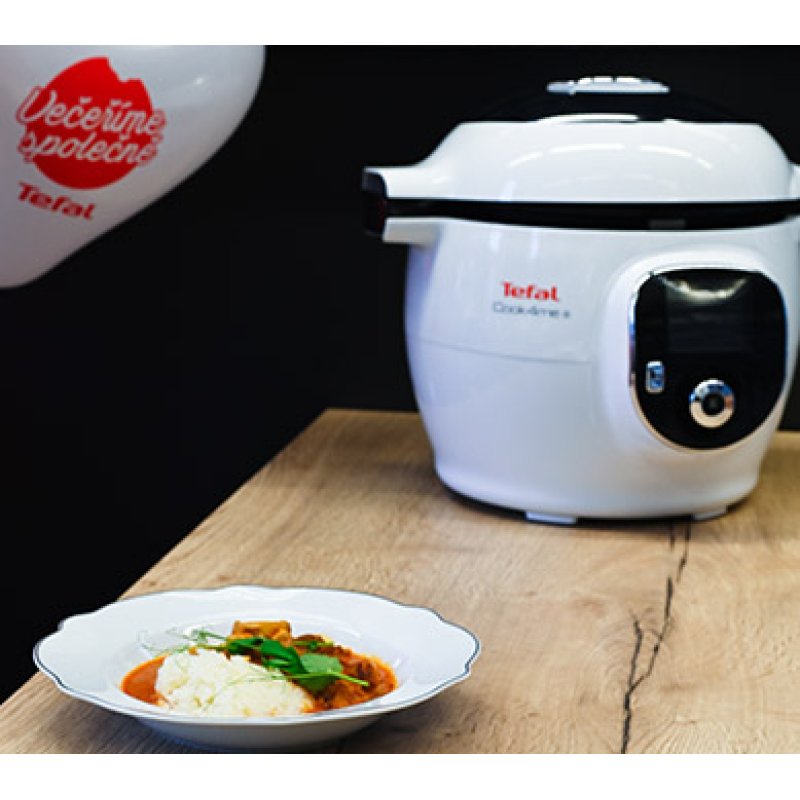 Tefal CY851130 appareil multi-cuissons 6 L Chrome, Blanc