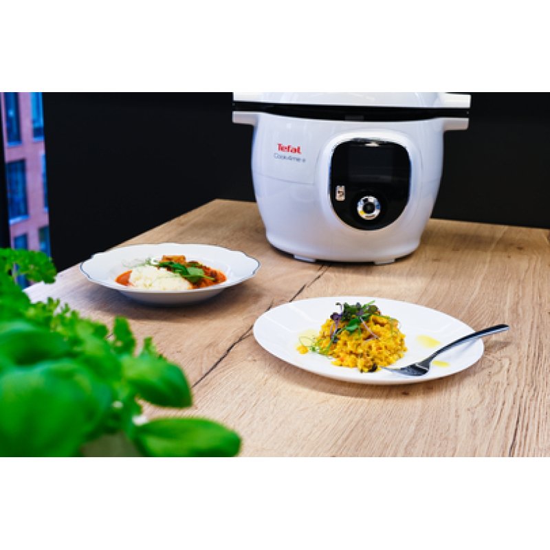 Tefal CY851130 appareil multi-cuissons 6 L Chrome, Blanc