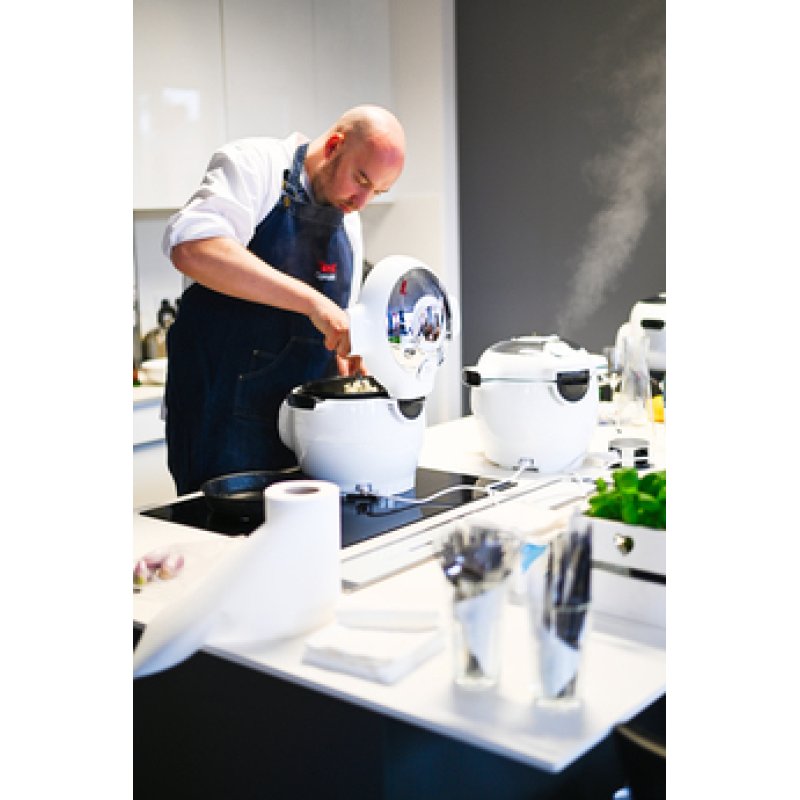 Tefal CY851130 appareil multi-cuissons 6 L Chrome, Blanc