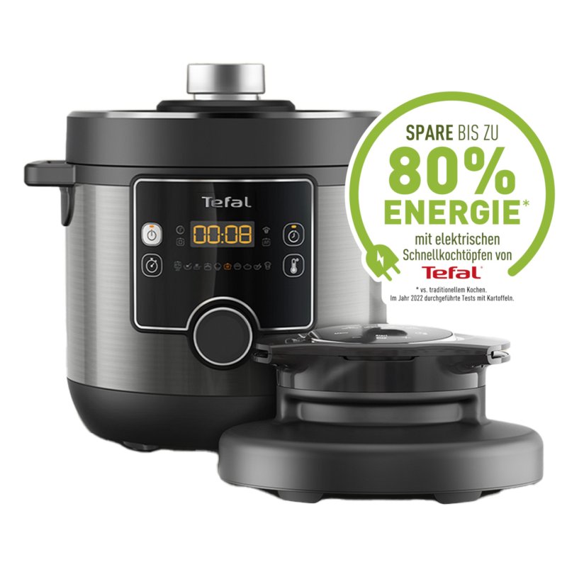 Tefal Turbo Cuisine & Fry CY7788 7.6 L Black 1200 W