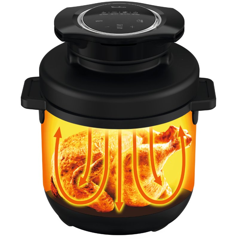 Tefal Turbo Cuisine & Fry CY7788 7,6 L Noir 1200 W