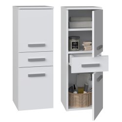 Topeshop NEL V DDS BIEL bathroom storage cabinet White