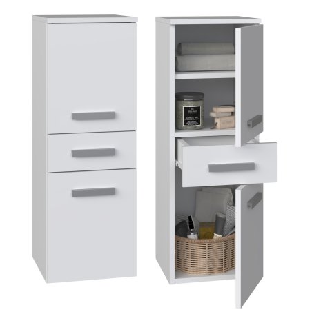 Topeshop NEL V DDS BIEL bathroom storage cabinet White