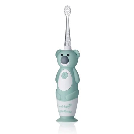 Brush-Baby BRB234 brosse à dents électrique Enfant Brosse à dents à ultrasons Turquoise, Blanc