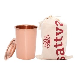 Sattvaa Ayurveda Copper Mug With Lid 350ml