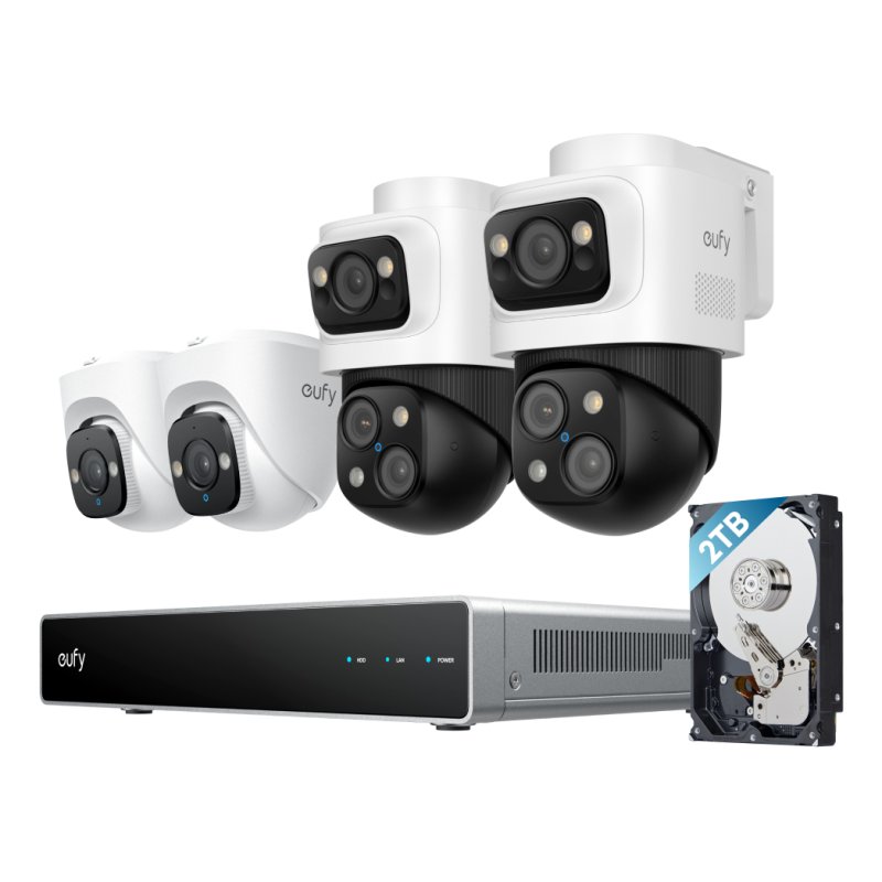 Eufy NVR Security System S4 Balle (forme) Caméra de sécurité IP Intérieure et extérieure 3840 x 2160 pixels Plafond