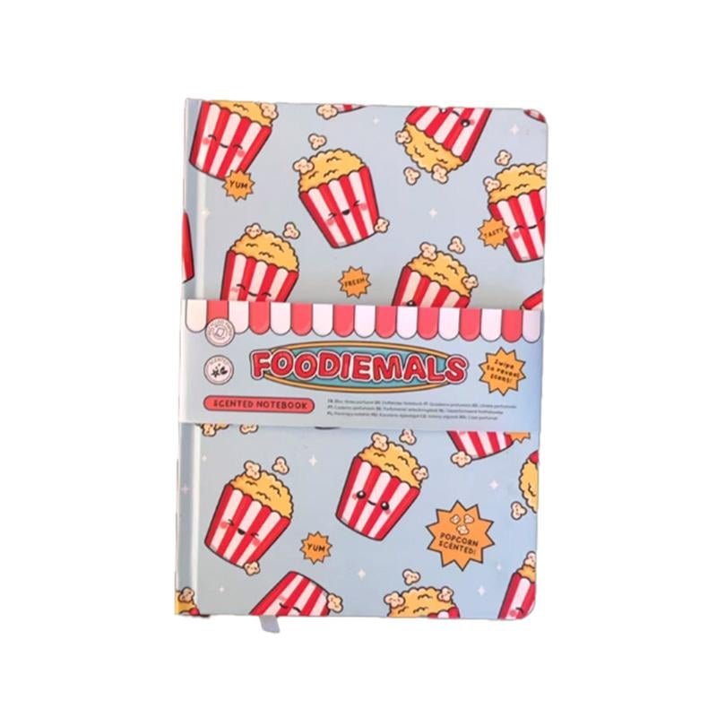 KAWAII - Popcorn - Notebook Parfumé Premium Format A5