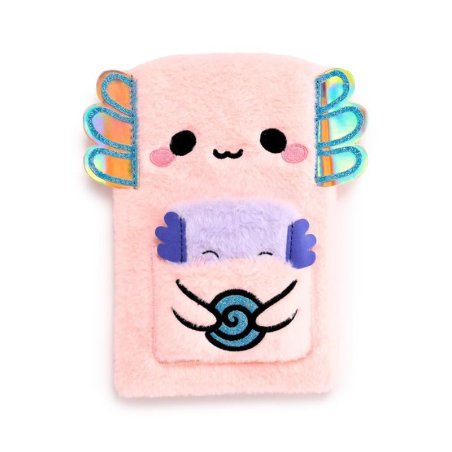 KAWAII - Maddie l'Axolotl - Notebook Pelucheux Premium 1 Mini