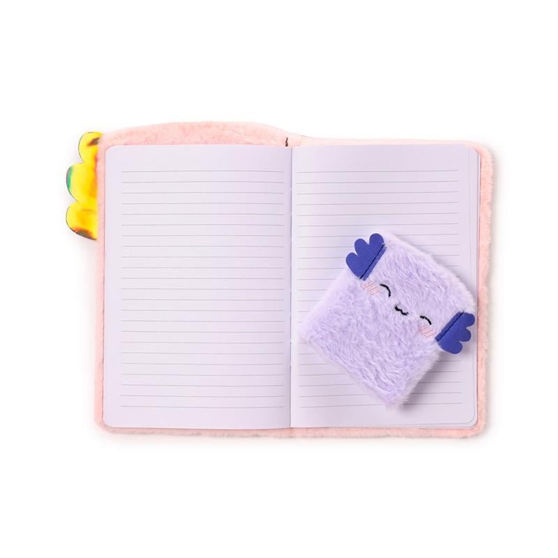 KAWAII - Maddie l'Axolotl - Notebook Pelucheux Premium 1 Mini