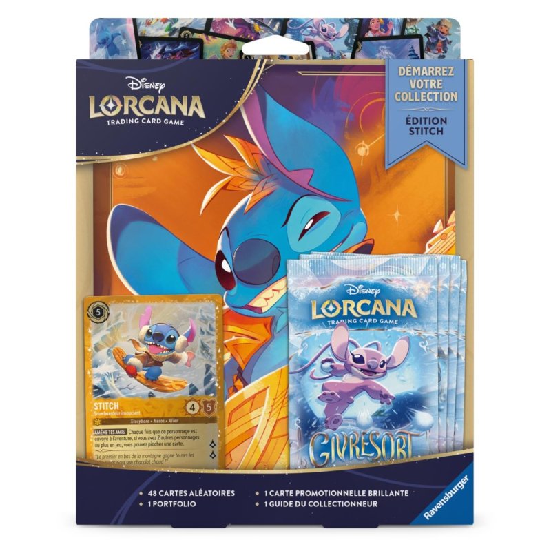 DISNEY - Lorcana -Trading Cards Collec. Starter Set Edition Stitch -FR