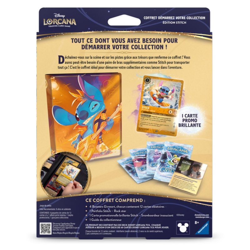 DISNEY - Lorcana -Trading Cards Collec. Starter Set Edition Stitch -FR