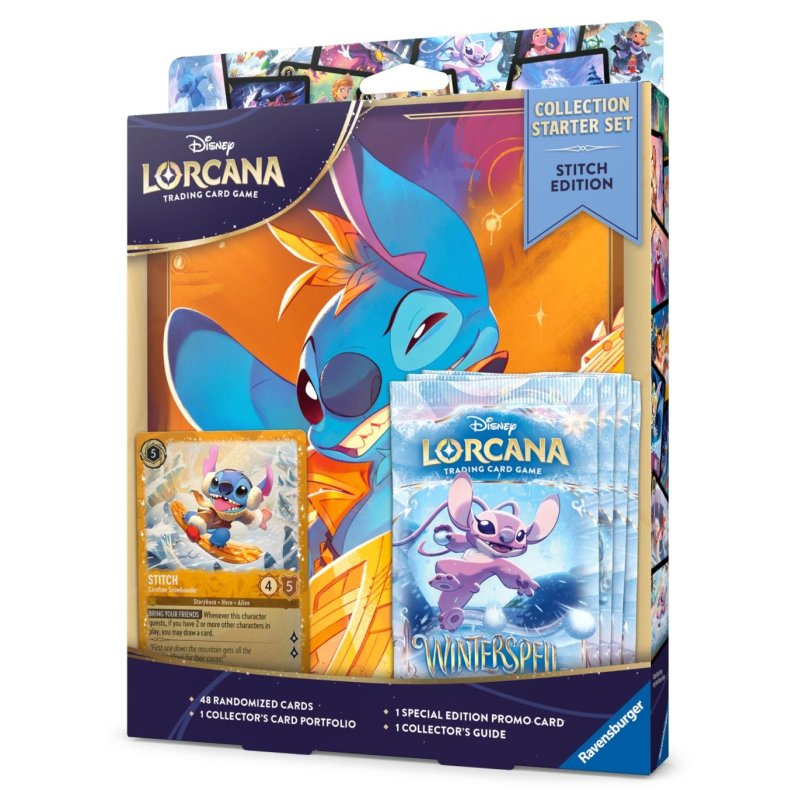 DISNEY - Lorcana -Trading Cards Collec. Starter Set Edition Stitch -EN