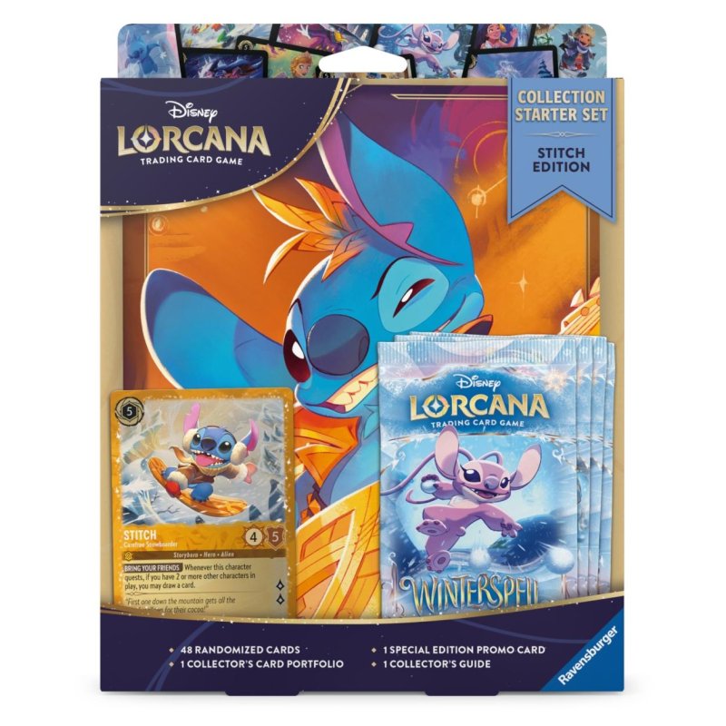 DISNEY - Lorcana -Trading Cards Collec. Starter Set Edition Stitch -EN