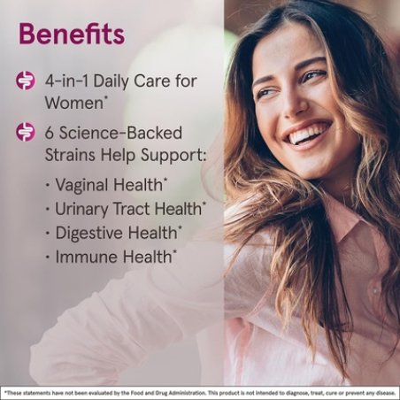 Jarrow Formulas Fem-Dophilus Advanced Probiotics 10 Billion CFU with 6 Strains