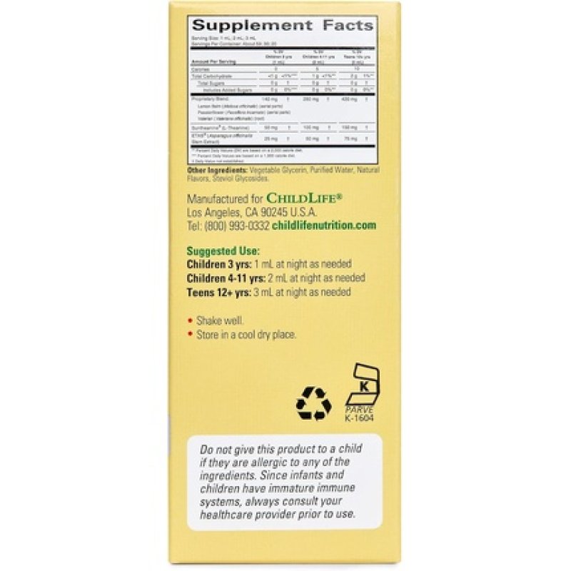 Childlife Essentials Sleep Essential Melatonin-Free Sleep Aid for Kids