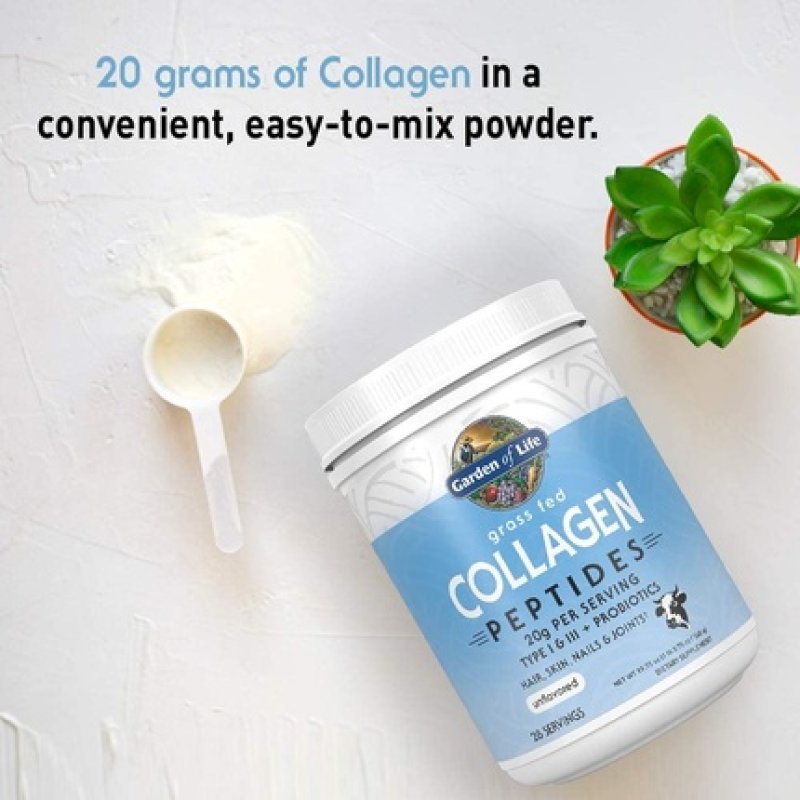 Garden of Life Collagen Beets Beauty Bundle Unflavored Collagen Peptides Powder 28 Servings Organic Beets Beauty