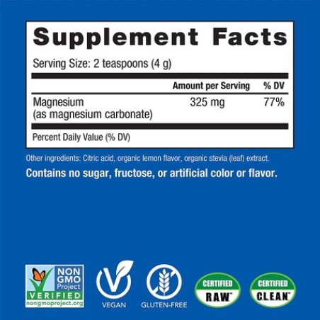 Natural Vitality Sweet Lemon Calm Magnesium Drink Mix 8oz