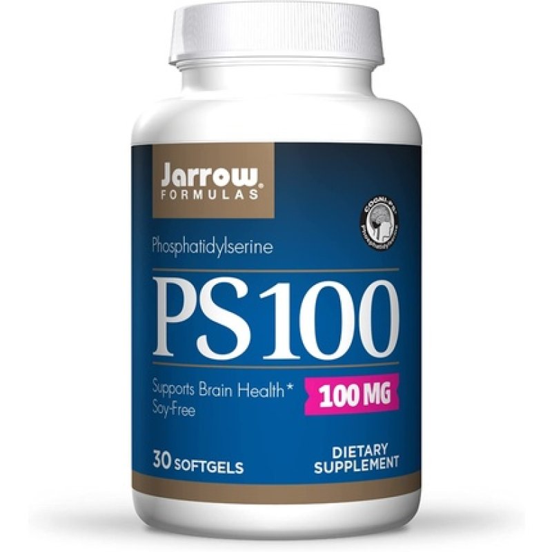 Jarrow Formulas PS 100 Supports Brain Health 30 Softgels 100mg - Up to 30 Servings