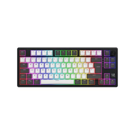 Clavier Gamer sans fil mécanique (Hator Aurum Linear) Hator Skyfall 80 Pro TKL RGB (Noir)