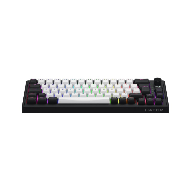 HATOR Skyfall 65 MAG ULTIMA 8K wireless clavier Gaming USB RF Wireless Bluetooth QWERTY Anglais britannique Noir,