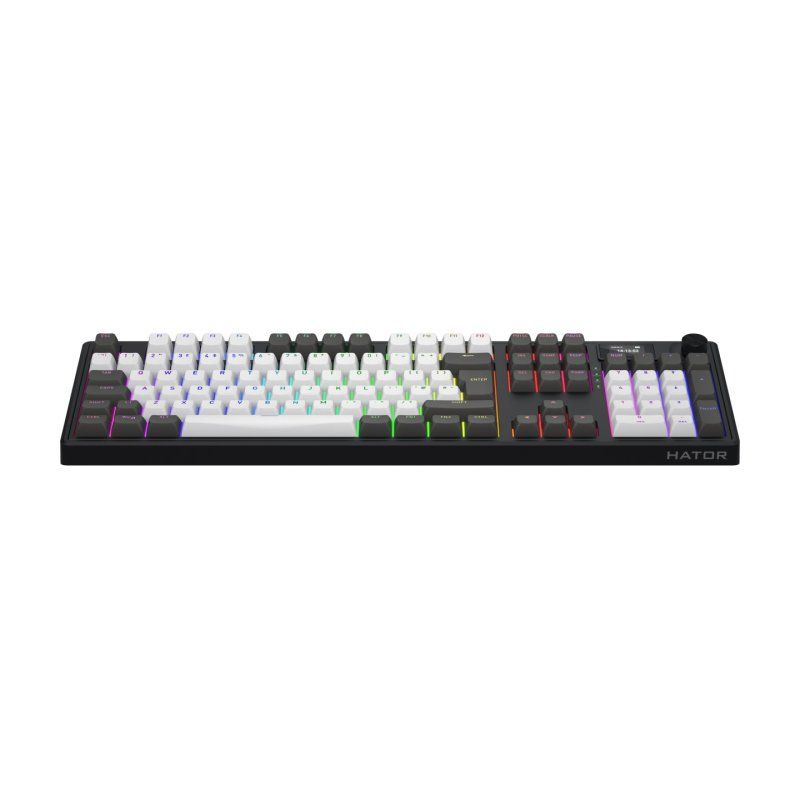 HATOR Skyfall Pro Wireless 100 clavier Gaming USB RF Wireless Bluetooth QWERTY Anglais britannique Noir, Gris