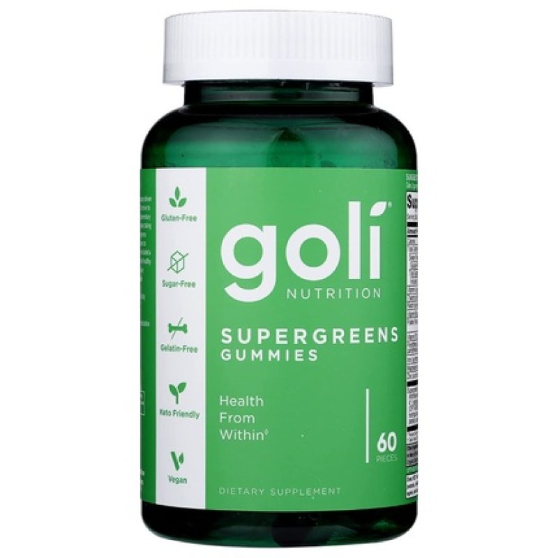 Goli Nutrition Super Greens Gummies 60 Count