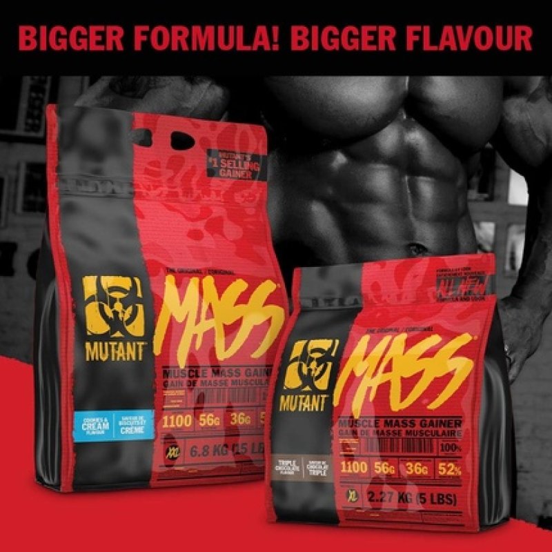 Mutant Mass Dual Chamber Triple Chocolate and Chocolate Fudge Brownie 272kg