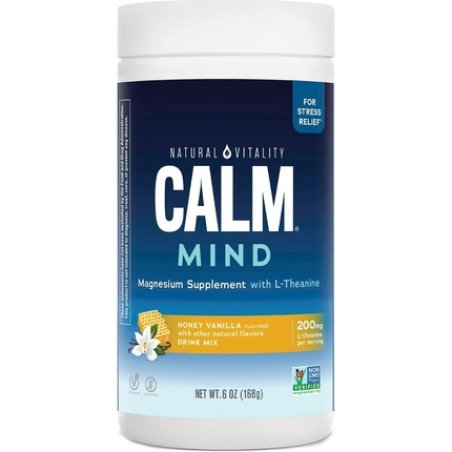 Natural Vitality Calm Mind Honey Vanilla 168g