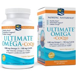 Nordic Naturals Ultimate Omega CoQ10 Softgels 60