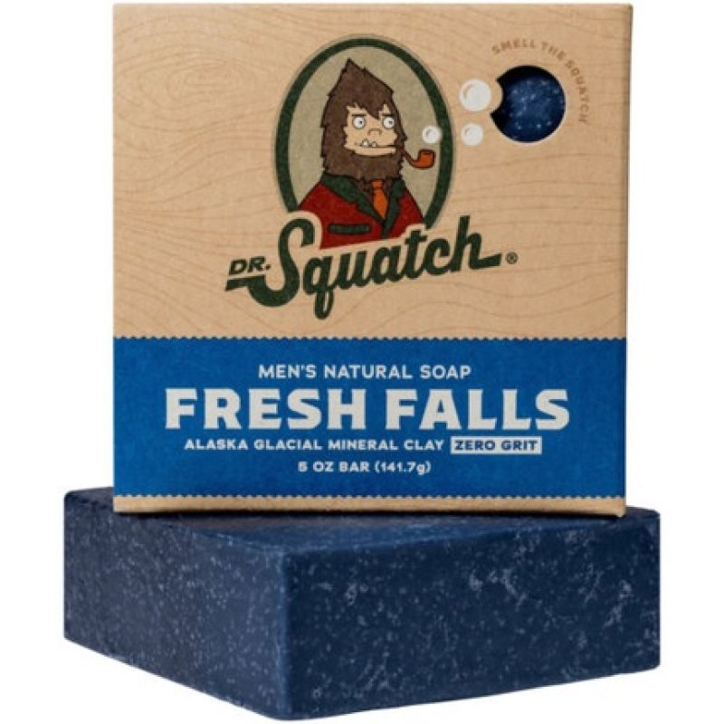 Dr. Squatch Fresh Falls Men's Natural Soap 141.7g Premium Soap Bar