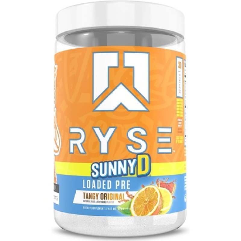 Ryse Loaded Pre Workout Powder Sunnyd Tangy Original