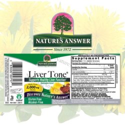 Nature's Answer Liver Tone Alcohol Free 1 Fluid Ounce Promotes Healthy Liver Function Natural Cleanser & Detoxifier