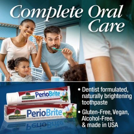 PerioBrite Natural Cinnamint Toothpaste 4oz by Nature's Answer