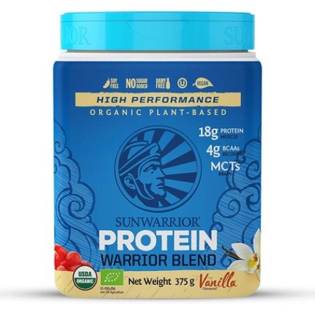Sunwarrior Organic Plant Based Vanilla Protein Powder 375g