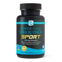 Coenzyme Q10 Ubiquinol Sport, 100 Mg, 60 Soft Gels - Nordic Naturals