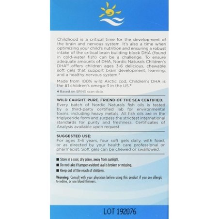 Nordic Naturals Children's DHA Strawberry Softgels 180