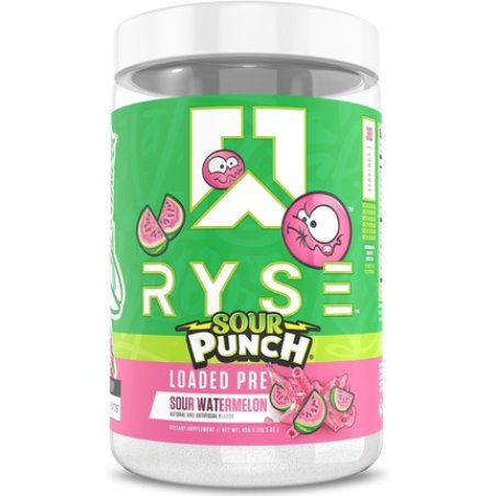 Ryse Loaded Pre Workout Powder Sour Punch Watermelon
