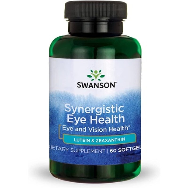 Swanson Lutein & Zeaxanthin Synergistic Eye Health Vision Retina Macula Supplement 60 Softgels