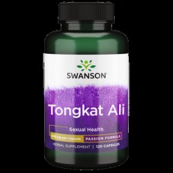 Swanson Tongkat Ali Herbal Supplement Supporting Endurance and Hormonal Health 120 Capsules 400mg