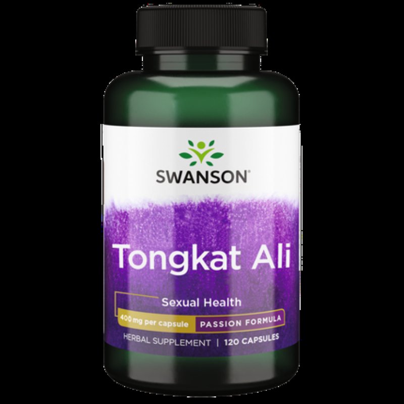 Swanson Tongkat Ali Herbal Supplement Supporting Endurance and Hormonal Health 120 Capsules 400mg