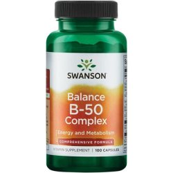 Swanson B-50 Complex Vitamin Supplement 100 Capsules