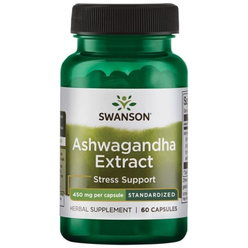Swanson Ashwagandha Extract 450mg 60 Capsules