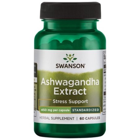 Swanson Ashwagandha Extract 450mg 60 Capsules