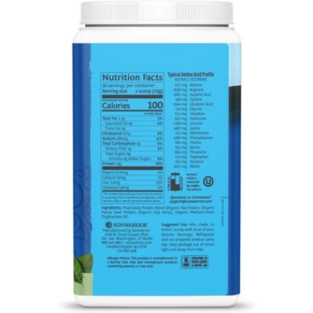 Sunwarrior Warrior Blend 750g Natural