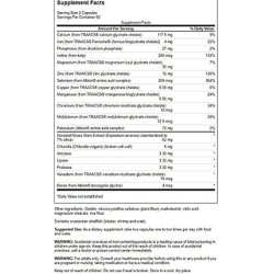 Swanson Albion Chelated Multi-Mineral Glycinate 120 Capsules