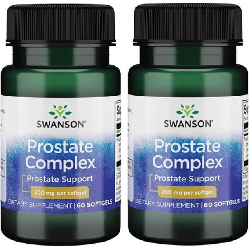 Swanson Saw Palmetto Astaxanthin Prostate Complex 200mg 60 Softgels