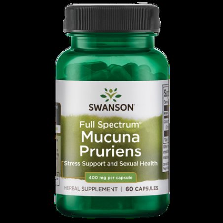 Swanson Premium Full Spectrum Mucuna Pruriens 400mg 60 Capsules
