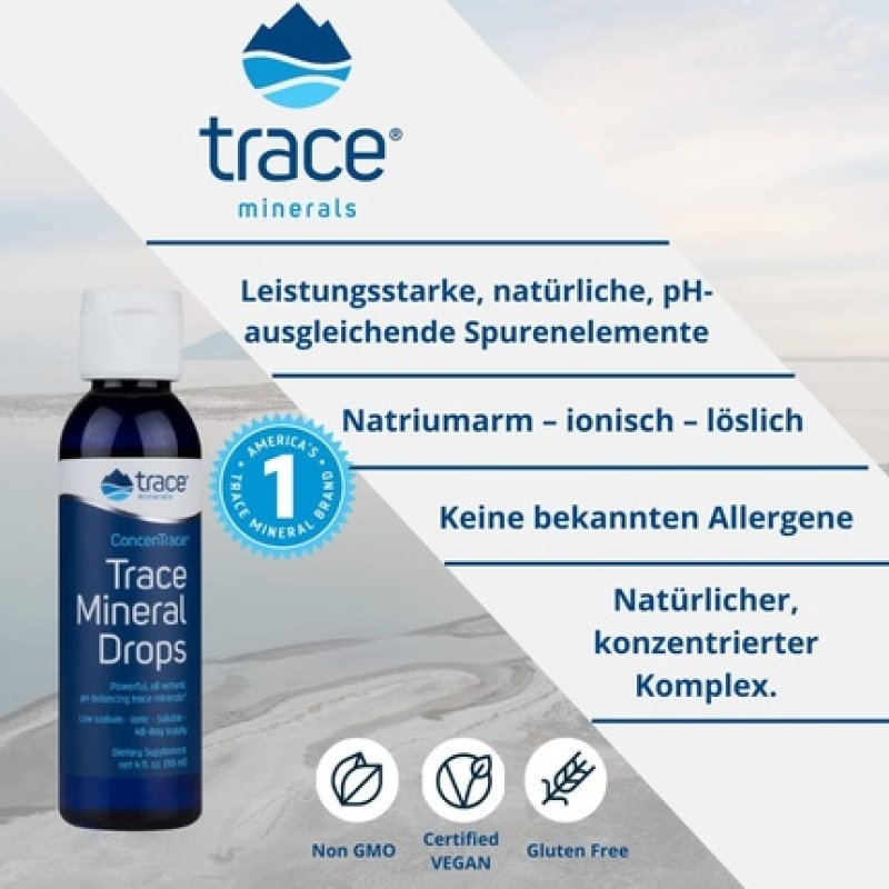 Trace Minerals ConcenTrace Drops Unflavored 237ml