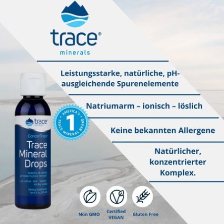 Trace Minerals ConcenTrace Drops Unflavored 237ml
