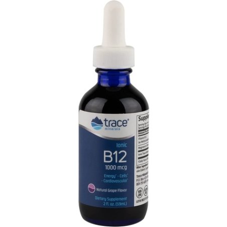 Trace Minerals Liquid Ionic Vitamin B12 1000mcg 2oz - 59 Servings